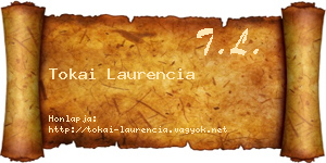 Tokai Laurencia névjegykártya